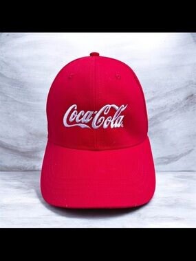 Coca-Cola Bright Red Cotton Logo Cap